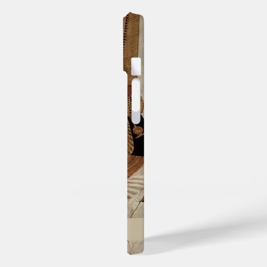 Ancient Egypt Queen in Black and Beige Case-Mate iPhoneケース (裏面 / 左)