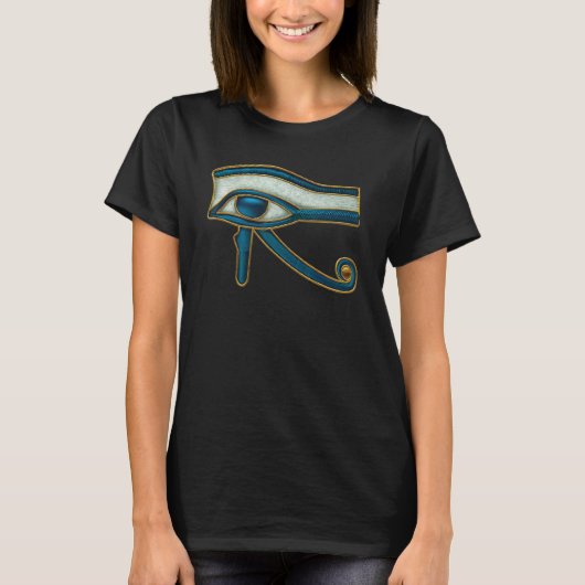 Ancient Egypt The Eye of Thoth Horus Egyptian Luck Tシャツ (正面)