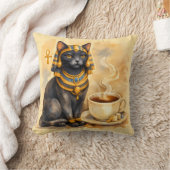 Ancient Egyptian Cat Bastet Inspired Decor クッション (ブランケット)