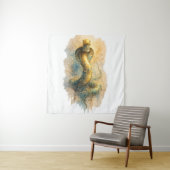 Ancient Egyptian Cobra Golden Uraeus Mythology タペストリー (インサイチュ)