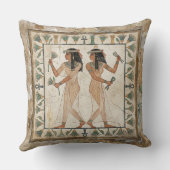 Ancient Egyptian Dancers Fresco クッション (裏面)