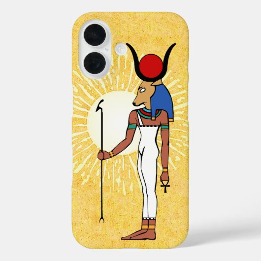 Ancient Egyptian Goddess Hathor Case-Mate iPhoneケース (裏面)