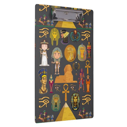 Ancient Egyptian Hieroglyphic -Pattern Pharaoh  クリップボード (右)