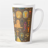 Ancient Egyptian Hieroglyphic -Pattern Symbol  カフェラテマグ (右)