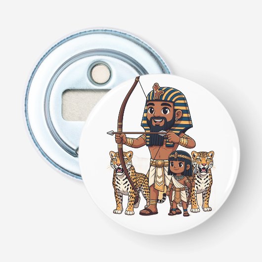 Ancient Egyptian Hunt with Leopards 栓抜き (正面)