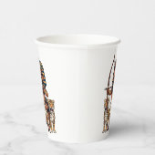 Ancient Egyptian Hunt with Leopards 紙コップ (右)