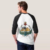 Ancient Egyptian Logo – Eye of Horus, Pharaoh Vibe Tシャツ (裏面フル)