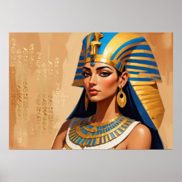 Ancient Egyptian Pharaoh Art – Timeless Pharaonic  ポスター