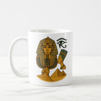 Ancient Egyptian Pharaoh Symbols  コーヒーマグカップ