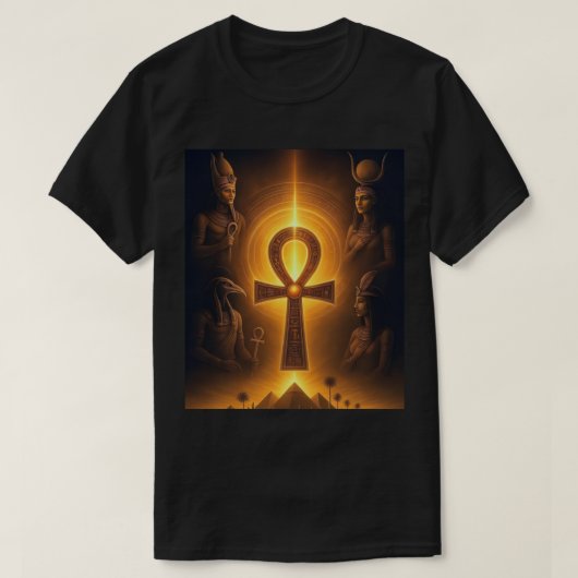 Ancient Egyptian Pharaoh T-Shirt | KaliraArts Tシャツ (デザイン正面)
