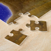 Ancient Egyptian Sphinx at Giza Art Design ジグソーパズル (側面)