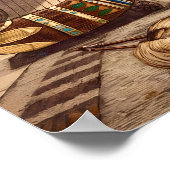 Ancient Egyptian Temple Musicians  ポスター (角)