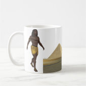 “Ancient Egyptian Warrior Mug | Pyramid of Giza De コーヒーマグカップ (左)