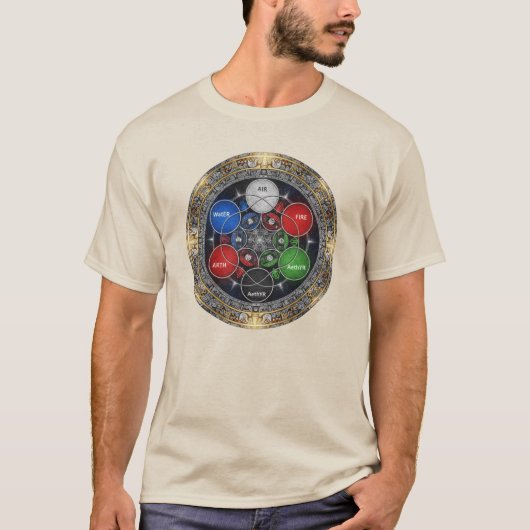 Ancient Element Diagram Starkey Magic T-Shirt Tシャツ (正面)