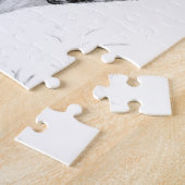 Ancient footbridge pencilart Monochrome ジグソーパズル (側面)