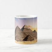 Ancient Giza Pyramids at Sunset - Classic Ceramic  コーヒーマグカップ (中央)