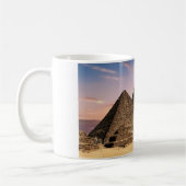 Ancient Giza Pyramids at Sunset - Classic Ceramic  コーヒーマグカップ (左)