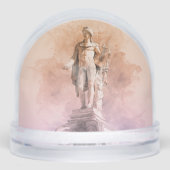 Ancient Greek Apollo Statue Snow Globe – Classical (正面)