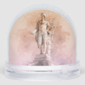 Ancient Greek Apollo Statue Snow Globe – Classical (裏面)