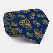 Ancient Greek Athenian Owl Pattern  ネクタイ (ロール)