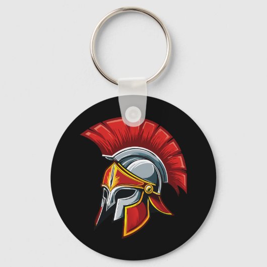 Ancient Greek Corinthian helmet キーホルダー (正面)