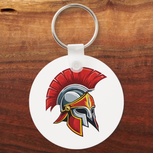 Ancient Greek Corinthian helmet キーホルダー (裏面)