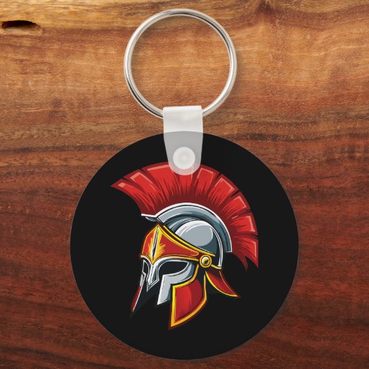Ancient Greek Corinthian helmet キーホルダー (正面)
