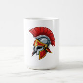 Ancient Greek Corinthian helmet コーヒーマグカップ (中央)