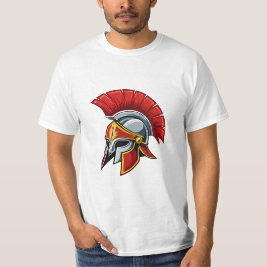 Ancient Greek Corinthian helmet Tシャツ (正面)