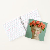 Ancient Greek flower Woman Notebook. ノートブック (内部)