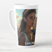 ANCIENT GREEK GODDESS カフェラテマグ (左アングル)