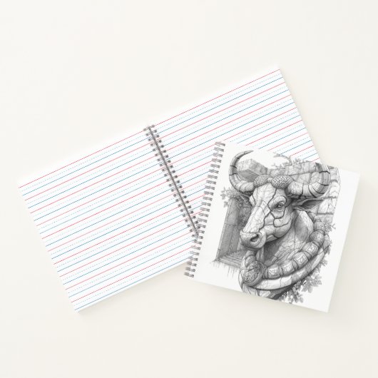 Ancient Greek Mythology Minotaur Labyrinth Noteboo ノートブック (内部)