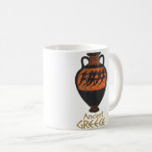 Ancient Greek Pottery コーヒーマグカップ (正面右)