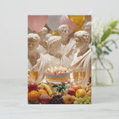 Ancient Greek Statue “Another Year Older” 招待状 (スタンド正面)