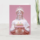 Ancient Greek Statue Funny Birthday Card カード (正面)