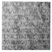 Ancient Greek Typography Photo タイル (正面)
