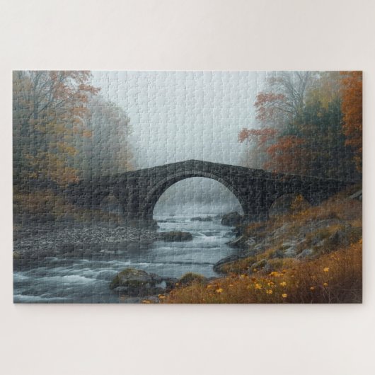 Ancient Highland Stone Bridge Jigsaw Puzzle ジグソーパズル (横)