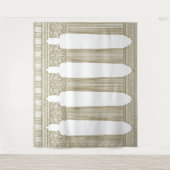 Ancient History Party Photo Backdrop with columns タペストリー (正面)