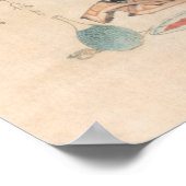 Ancient Japanese Demon Painting ポスター (角)