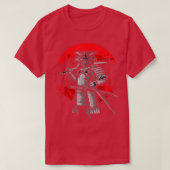 Ancient Japanese warrior Samurai T-Shirt Tシャツ (デザイン正面)