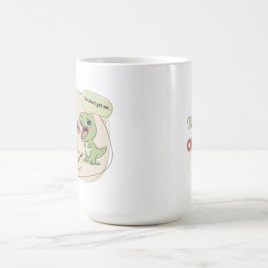 Ancient love language. 🦖☕✨ コーヒーマグカップ (中央)