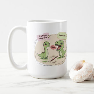 Ancient love language. 🦖☕✨ コーヒーマグカップ