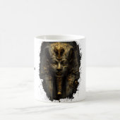 Ancient Malice Egyptian Pharaoh Black Gold コーヒーマグカップ (中央)