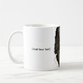 Ancient Malice Egyptian Pharaoh Black Gold コーヒーマグカップ (左)