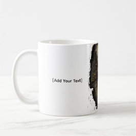 Ancient Malice Egyptian Pharaoh Black Gold コーヒーマグカップ