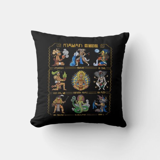 Ancient Mayan Gods クッション (正面)