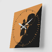 Ancient Mythology Sisyphus Watch スクエア壁時計 (傾斜)