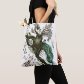 Ancient Nature Spirit Mythical 3D illustration トートバッグ (クローズアップ)