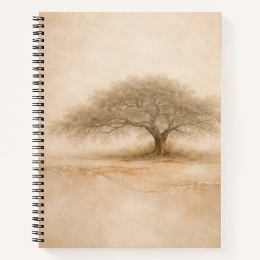 Ancient Oak | Southern Oak Tree Art | Notebook ノートブック (正面)