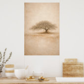 Ancient Oak | Southern Oak Tree Wall Art | Poster ポスター (キッチン)
